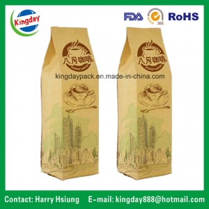 Kraft Paper &amp;amp; Flat Bottom Coffee Bag
