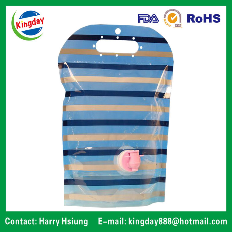 Wine Bag in Box with Spout & Plastic Handle