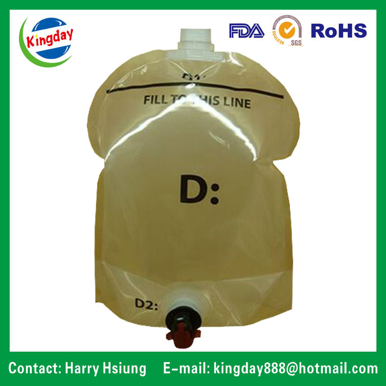 Clear Bag in Box with Spout/Cap for Oil