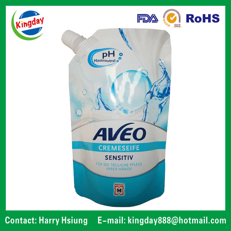 All Kinds of Flavour Standup Spout Pouch for Juice or Laundry Detergent