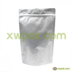 Silver Stand up Pouch for Coffee