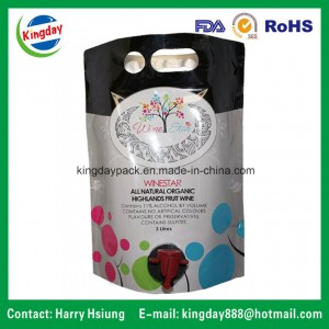 Bag with Spout in Box for Drinking Wine