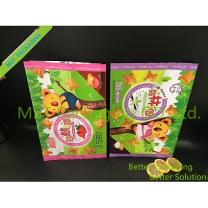 Big Size Fashion Gusset Packaging Bag for Cookies