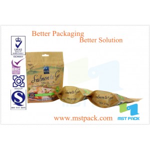 Stand up Pouch with Ziplock Resealable Matte OPP Printed Bag