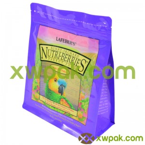 Block Bottom Plastic Food Packaging Bag