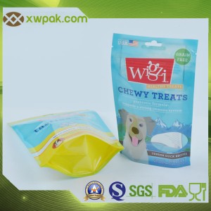 Stand up Pouch Pet Dog Food Bag with Zip
