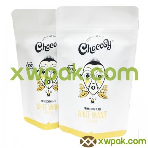 Customized Kraft Paper Bag with Zipper Top Seal