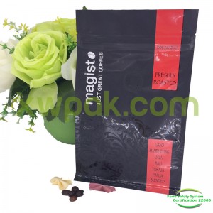 Plastic Milk Tea Powder Packaging Bag with Pocket Zipper