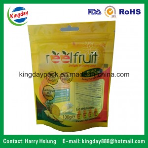 Standup Ziplock Food Packaging Bag for Dry Fruit / Dry Food /Dry Cargo