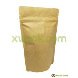 Foil Lined Craft Paper Zipper Bag