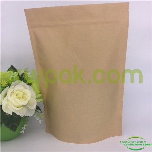 Custom Kraft Paper Bags with Oval Window and Ziplock Custom Kraft Paper Bags with Oval Window and Ziplock