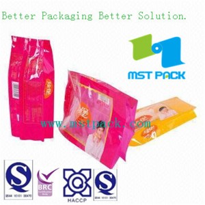 Back Side Seal Bag for Snack, , Cookies Packaging Bag