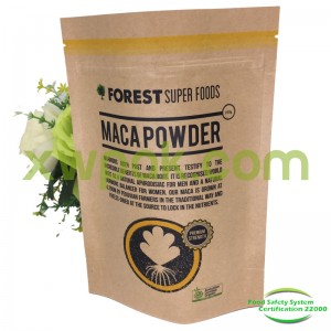 Hot Seal Kraft Paper Bag Doy Pack for Rolled Oats