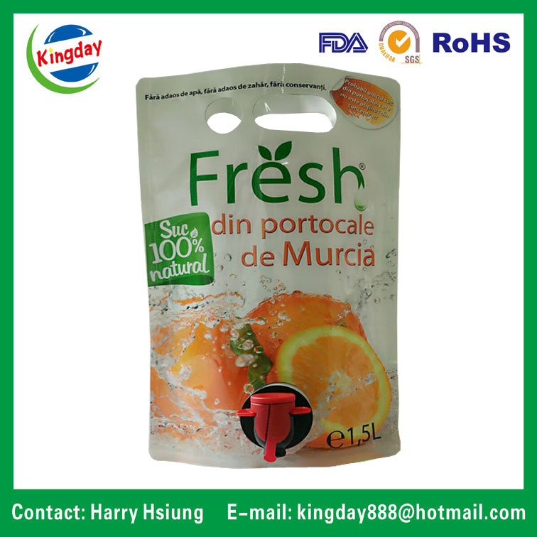 BPA Free Wine Packaging Bag in Box /Wine Bag with Spout in Box