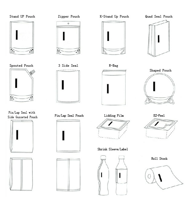International Plastic Packaging Strong Resealable Foil Food Bags for Muesli