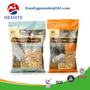 Doypack Ziplock Kraft Paper Food Packaging Bag