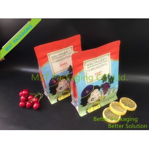 Box Pouch; Flat-Bottom Zipper Bag for Dry Food