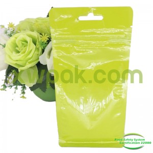 Food Grade Flat Bottom Bag with Window and Ziplock