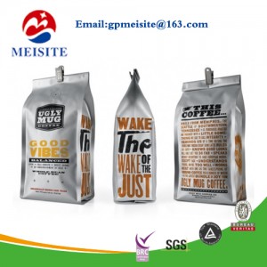 Matte Finish Ziplock Stand up Pouch Biodegradable Food Packaging