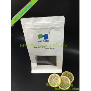 Kraft Paper Box Pouch with Pocket Zipper; Flat Bottom Bag Kraft Paper Box Pouch with Pocket Zipper; Flat Bottom Bag