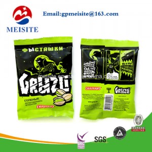 Resealable Zipper Food Chocolate Plastic Packaging with Food Grade Material