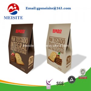 Stand up Food Pack Resealable Plastic Zipper Bag