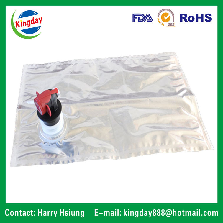 Clear Bag in Box with Spout for Wine or Pure Water