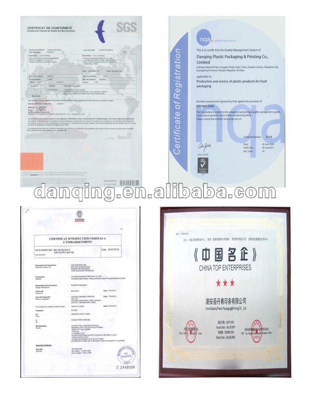 Snack Packaging Film, Packaging Roll Stock (DQ0096)