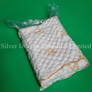 Custom Vacuum Pillow Packing Bags Made by Silver Dragon