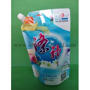 Stand up Washing Liquid Spout Pouch