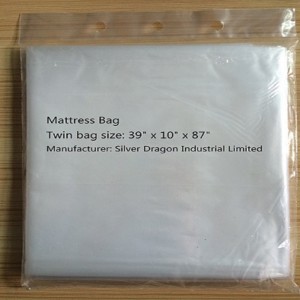 Heat Sealing PE Mattress Bag with Good Printing
