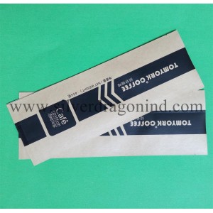 Matte Finishing Coffee Kraft Paper Bag with Valve