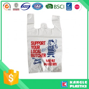HDPE Biodegradable T Shirt Shopping Bag for Supermarket