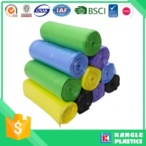 Biodegradable Star Sealed Bottom Garbage Bag on Roll