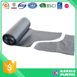 Factory Price Plastic Diaposable Easy Flap Trash Bag