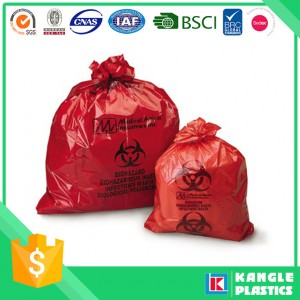 Plastic Autoclavable Biohazardous Waste Bag for Hospital