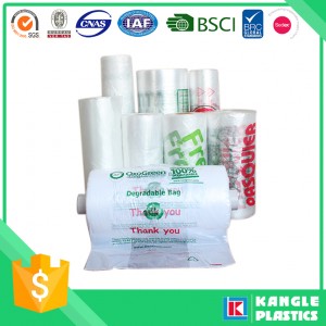 Factory Price HDPE Flat Bottom on Roll for Supermarket