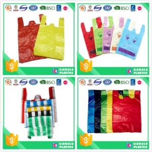 Plastic Virgin Material Retail Carrier Bag with Printing