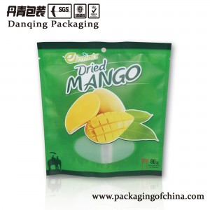 Heat Sealing Dried Fruit Plastic Packaging Bag Y 1641