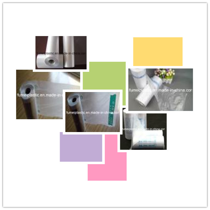 HDPE Clear Plastic Flat Food Bag on Roll Food Grade