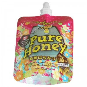 Food Grade Stand up Spout Pouch for 120g Honey Packing
