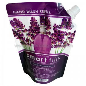 Custom Doy Pack for 1 Liter Hand Wash Liquid Packing