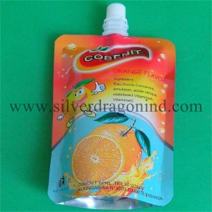 Petl/Pet/PE Customized Packaging Doypack for Drinks, Soda, Fruit Juice