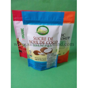 Plastic Stand up Snack Pouch with Zipper