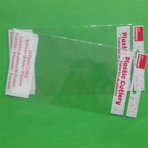 Transparent BOPP Bag with Euro Hole