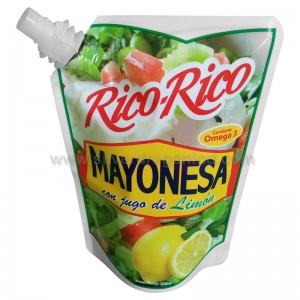 Stand-up Spout Pouch for 200g Mayonesa Packing