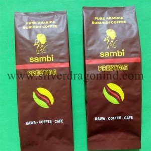 Aluminium Coffee Bag with One-Way Valve for 250g Beans