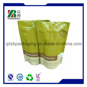 Cmyk Printed Resealable Packaging Stand up Bags