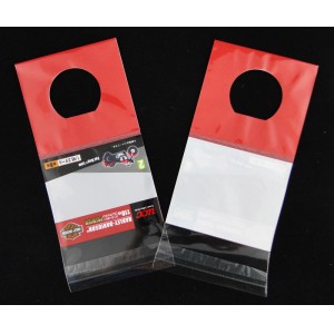 Top Quality Custom Paiting Plactis Header Promotion Bag (MSZ-HB-010)