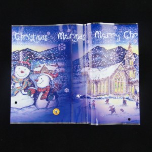 Colorful Plastic Bag for Christmas Products